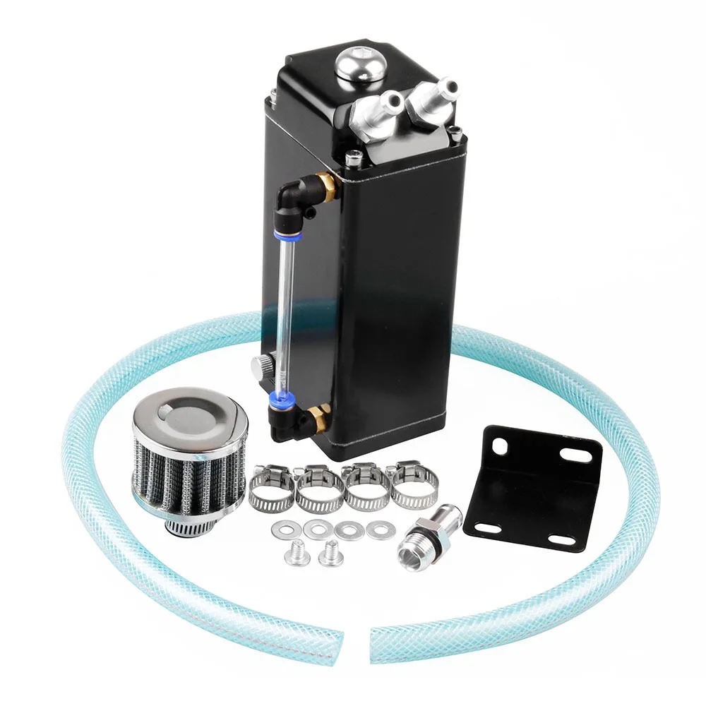 Buy 750ML Aluminum Racing Oil Catch Tank Can Catch