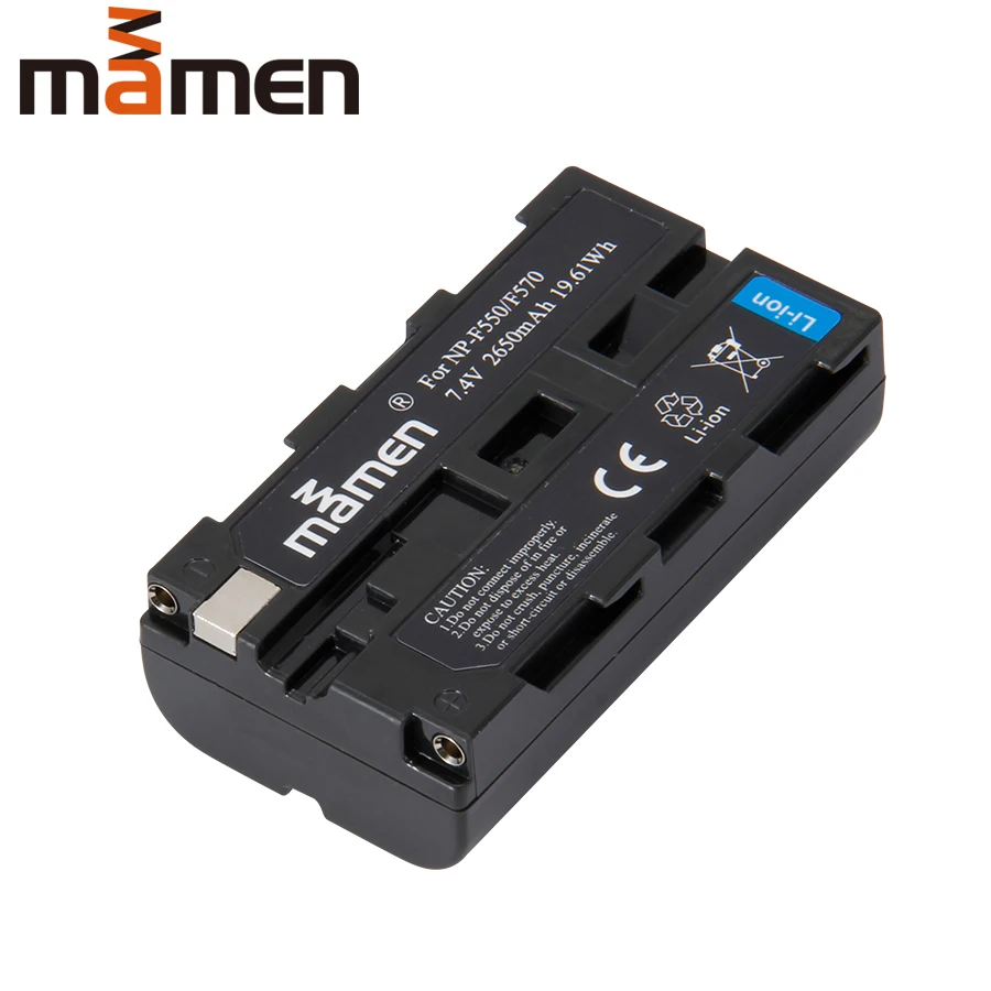 

Mamen NP-F550 NP F550 NPF550 NP-F570 NP F570 Rechargeable Digital Camera Battery For Sony F330 F530 RV100 RV200 CCD SC5 SC55 55E