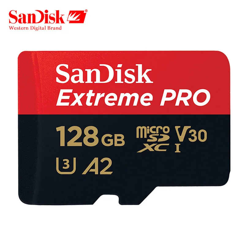Дешевый SanDisk Extreme PRO Micro sd карты 128 ГБ флэш карты памяти 64 GB 32 GB U3 V30 до 170 МБ с. UHS 1 microsd оригинальная карты памяти 4 K UHD