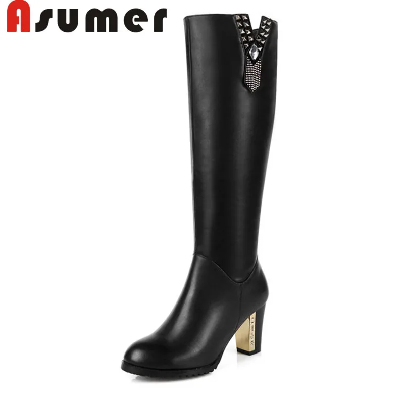pointed toe knee high boots