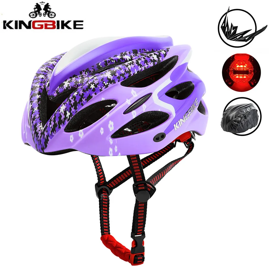

KINGBIKE Cycling Helmet Woman Road Bicycle Helmet Men Ultralight Mountain Bike Helmets MTB Cycling helm Light capacete ciclismo