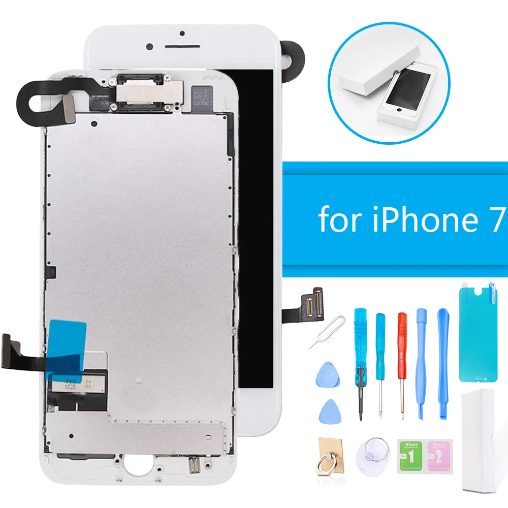 

Luxury Suit Screen Replacement Complete for iPhone 7 3D Touch Screen LCD Display Digitizer Full Assembly for iPhone 7 + Tools