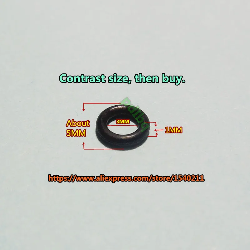 (100 pcs/pack) Motorcycle Carburetor Air Fuel Ratio Screw Rubber Seal O