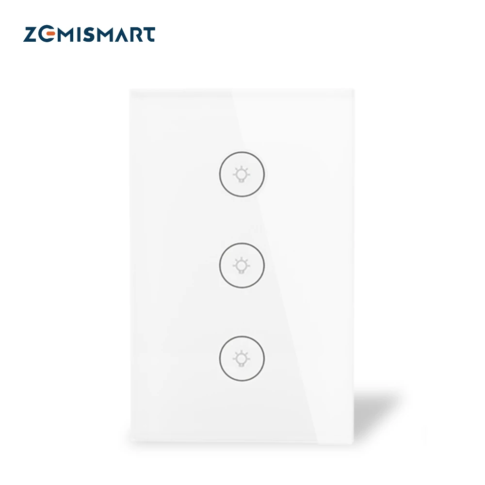 Zemismart US AU WiFi переключатель для света Alexa Google Home TUYA Smart Life APP управление двумя бандами выключатель света