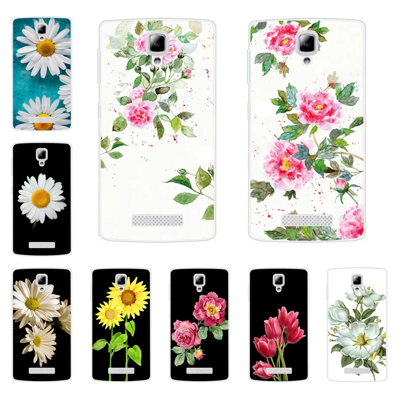 zte blade A210 Case Silicon flowers Painting Soft TPU Back Cover for BA210 Protect Phone cases shell |