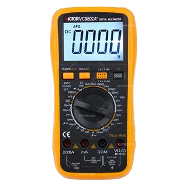 

Victor 1pcs New Victor VC9802A+ Digital Multimeter 3 1/2