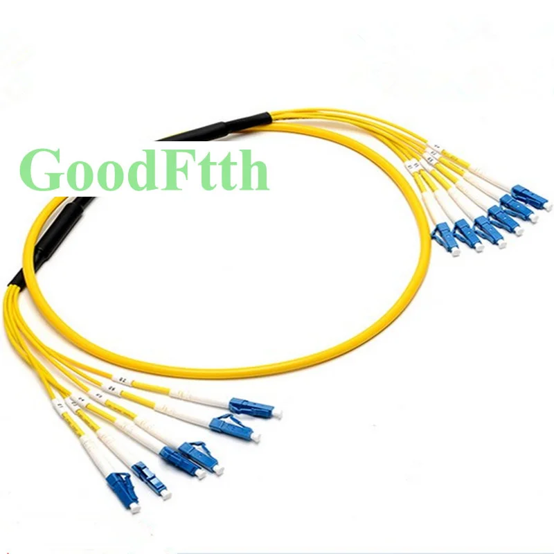 Волоконный патч-корд Перемычка LC-LC UPC SM Trunk 6 ядер Breakout 2 мм GoodFtth 100-500 м