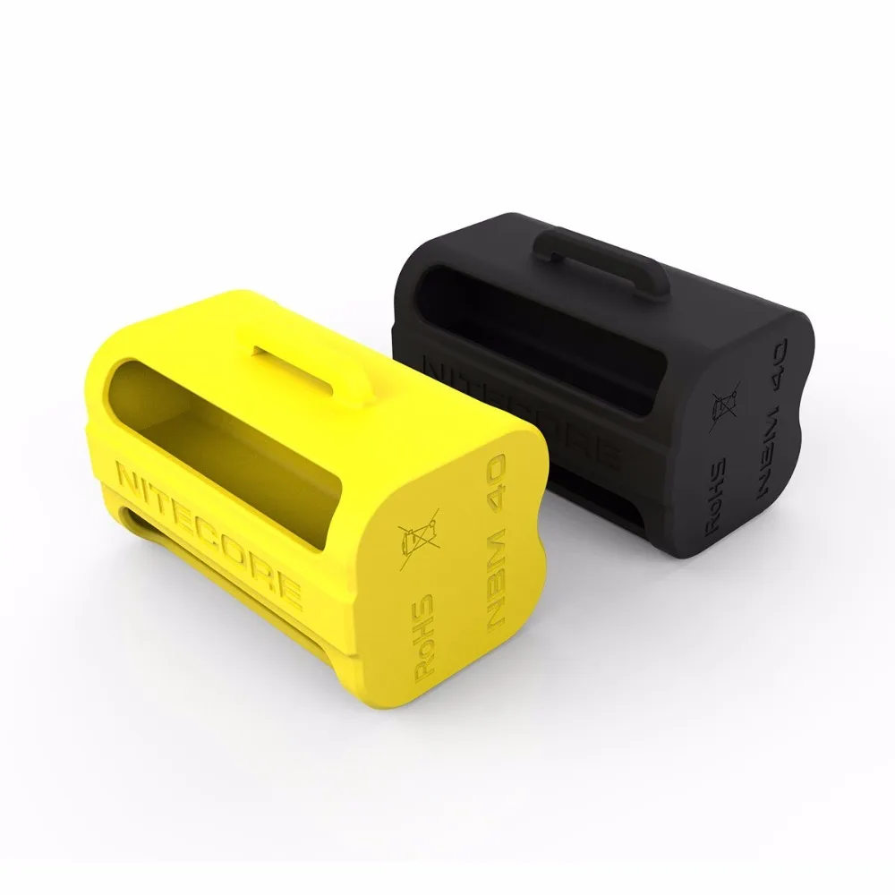 Горячий оригинальный Nitecore 18650 чехол для батареи NBM40 силиконовый держатель