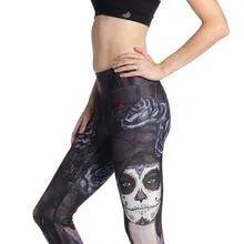 Для женщин гибкий тело для девочек принт Плотные брюки для тренировок и занятий в спортзале, обучение для йоги бега занятий спортом леггинсы для фитнеса; Прямая поставка