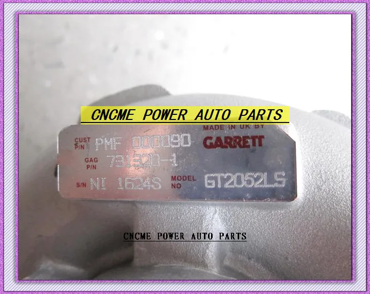 GT2052LS 765472-5001S 731320-5001S 731320 765472 Turbocharger Turbo For ROVER R75 75 MG ZT ROEWE 1.8L P K Serie K16 K1800 18KAG (6)