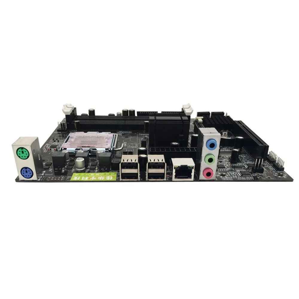 مقبس 771/775 العملي كمبيوتر مكتبي اللوحة ل إنتل P45 يدعم 4 فتحات DDR2 800 المزدوج قناة اللوحة