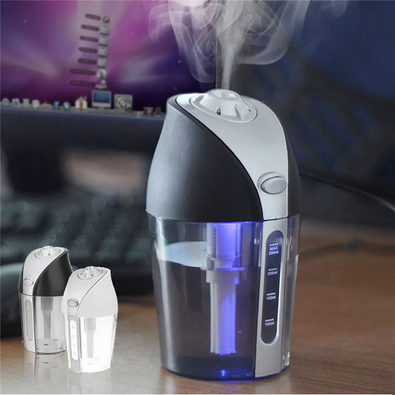 

250ml Ultrasonic Multifunctional Mini USB Air Humidifier Purifier Aroma Diffuser Atomizer For Car Home Office DC 5V