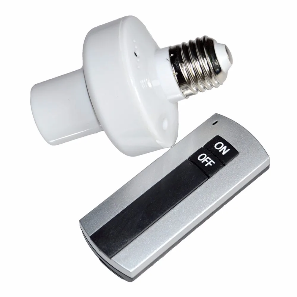 

Remote Control Lamp Screw Type Remote Control Lamp Bulb Lamp Holder Wireless Remote Control Lamp Holder E27 Screw