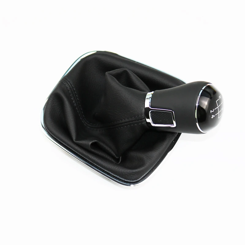 DAZOO 5 скоростей рукоятка для рычага переключения передач с из искусственной кожи чехол для рычага переключения передач для V W POLO Car 2011- 6CD711113B