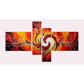 

5d Promotion diamond painting cross stitch painting triptych Phoenix full drill embroidery rhinestones painting 4pcs/sets gifts