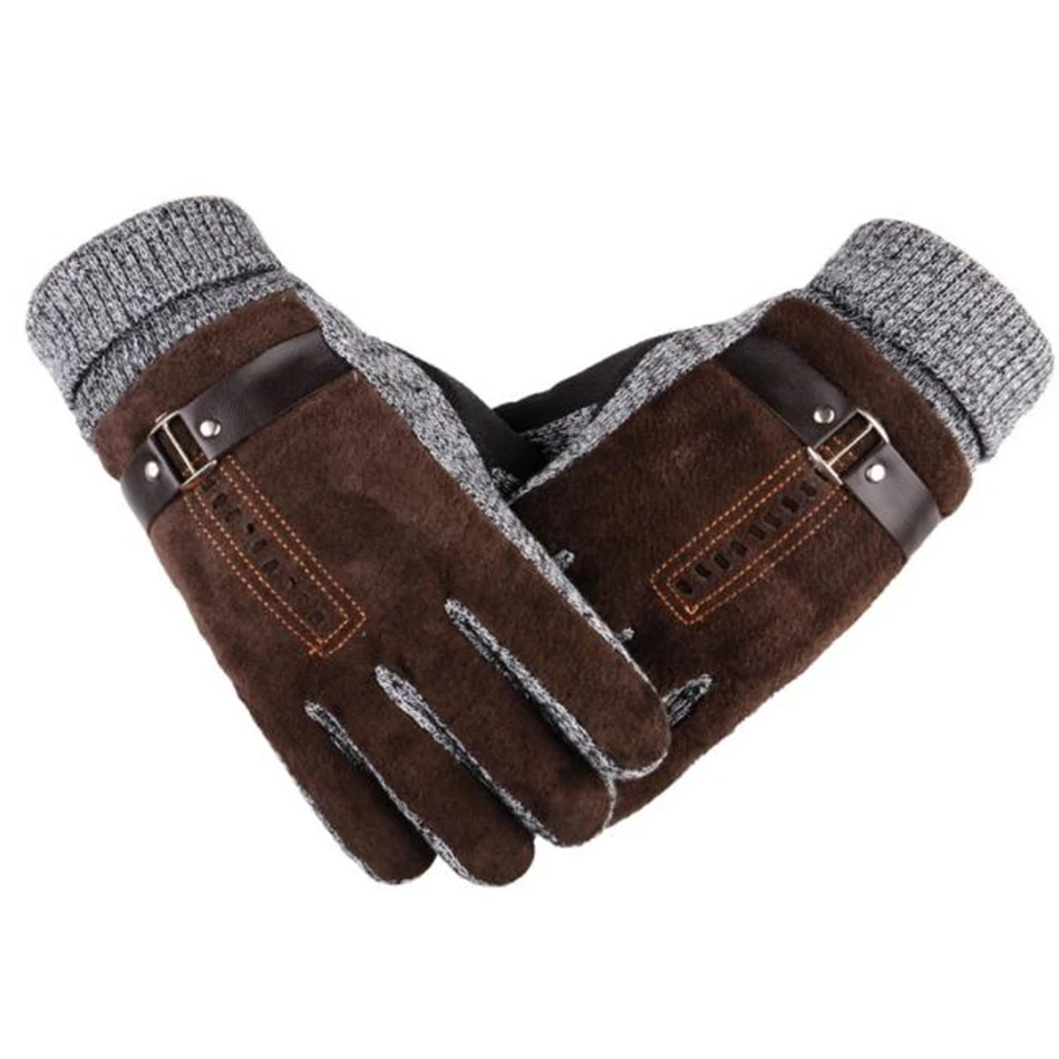 Перчатки BUTTERMERE, мотоциклетные мужские перчатки из свиной кожи, мужские зимние теплые перчатки из натуральной кожи для катания на лыжах и мотоцикле, велосипедные перчатки для мужчин