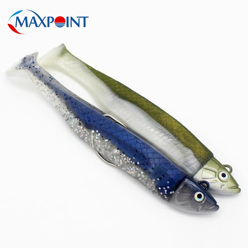 

9cm Soft Fishing Lures Minnow Bait for Saltwater Rock Fish Seabass Swimbait 24g Texas Fishing Baits Jig Head Lemon Color