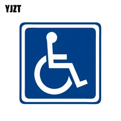 YJZT 13 см * 13 см модные инвалидов знак инвалидности мобильности парковка ПВХ автомобиля Стикеры наклейка 11-00094