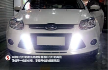 ¡ Caliente! para Ford Focus 2011 2012 2013 2014 lámpara de luz LED Luces de Circulación Diurna lámparas de acabado 2 unids