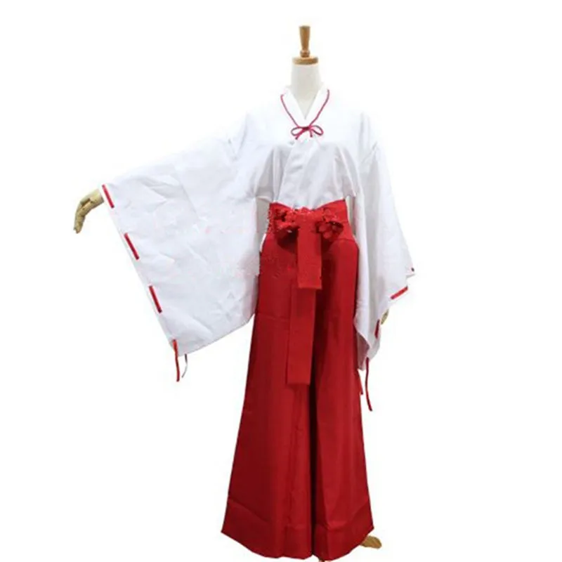 Takerlama японское аниме Inuyasha kiyo Mikofuku кимоно костюм для косплея полный комплект