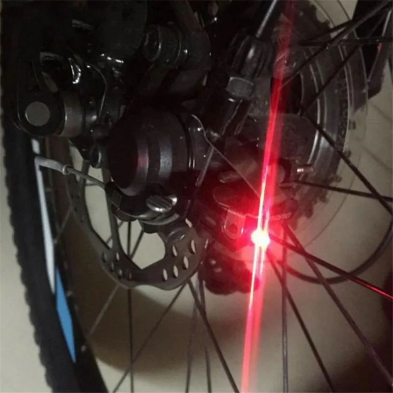 Top Bicycle light Accessories Mount Rear light Brake Red LED Lights Lamp Suit for V-brake and C-type Brake 7