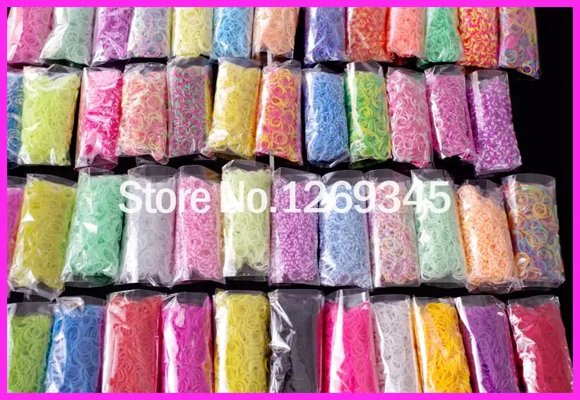 Leia een verkoper Laten we 6000 pc/20 kleur Gom Voor Armbanden Heetste Loom Bands Vullingen Loom  Elastiekjes Voor DIY ARMBAND Armband Rubber - AliExpress Speelgoed & Hobbies