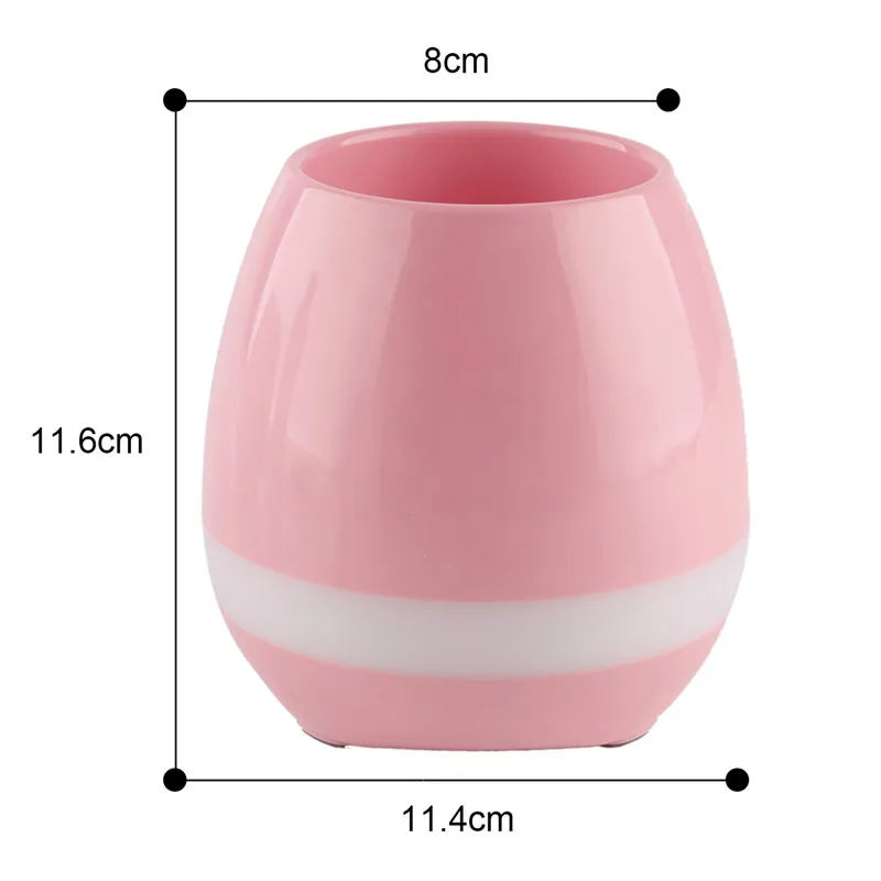 bluetooth speaker Touch Play Piano smart speakers Waterproof Wireless smart speakers  Flower Pot  (14)