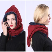 Модная вязаная теплая мужская одежда шапка, полосатая, модная, шапочки, кашемир и утолщенный велосипедный шлем женская шапка