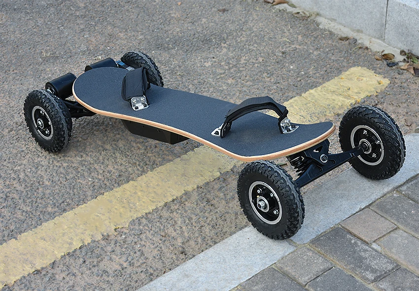 Top Four Wheel Electric Skateboard Double Motor 1200W Power Electric Longboard Scooter Boosted board E-scooter Hoverboard Wood Board 9