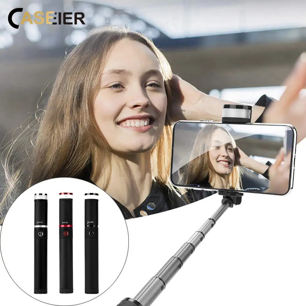 

CASEIER Wireless Selfie Stick Tripod For iPhone X 8 7 Plus Remote Control For Samsung S10 S9 For Redmi Note 7 Pro For Huawei P30