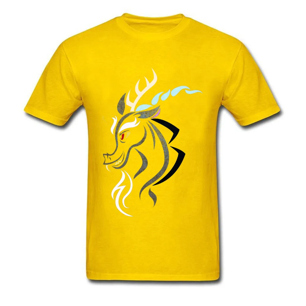 Discord Tribal 21281 Tops & Tees New Arrival Round Neck Camisa Short Sleeve 100% Cotton Fabric Men T Shirts Normal T Shirt Discord Tribal 21281 yellow