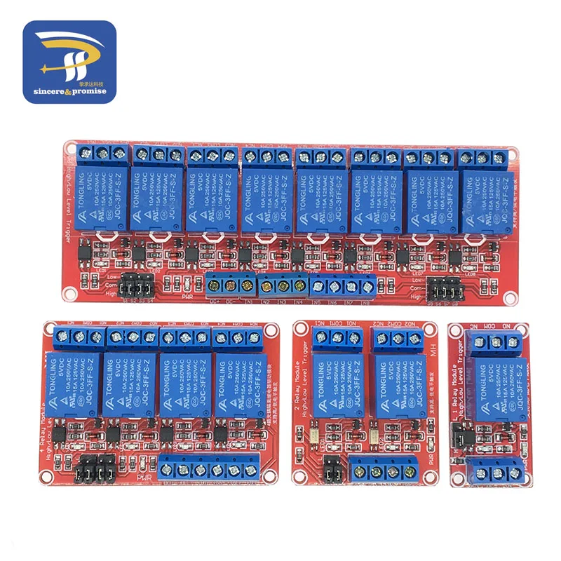 1 2 4 8 канальный 5 в 12 В релейный модуль щит 1 способ с опора для оптопары высокий и низкий уровень триггера для Arduino