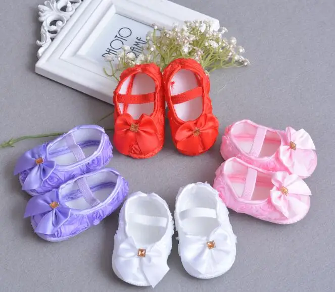 

cute bow Baby Infant Shoes Lace Soft Sole Casual Flats Shoes Newborn Toddler Anti-Slip DOLLMAI girl reborn baby doll Accessories