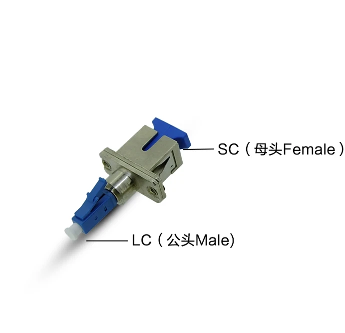 LC-SC male to female hybrid FM adapter SM MM fiber optic connector ftth coupler VFL use free shipping factory supply ELINK 5pcs