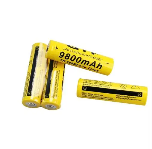 2 шт. литий ионные аккумуляторные батареи 18650 9800 мАч|bateria bateria|rechargeable batterybateria |