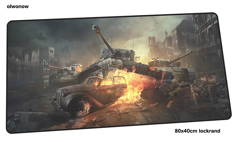 World of Tanks коврик для мыши 80x40 см Красивые коврики для мыши лучшие игровой коврик для компьютерной мыши, настоящий персонализированные коврики для мыши Клавиатура ПК накладка