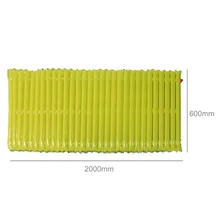 Аварийный надувной матрас для сна, подушки для уличный пляжный коврик кемпинг спальная кровать pad влагостойкий 2000*600*60 мм