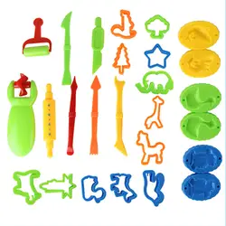 26 шт Смарт набор инструментов для теста для лепки набор глина "сделай сам" форма для пластилина детские развивающие игрушки различные формы
