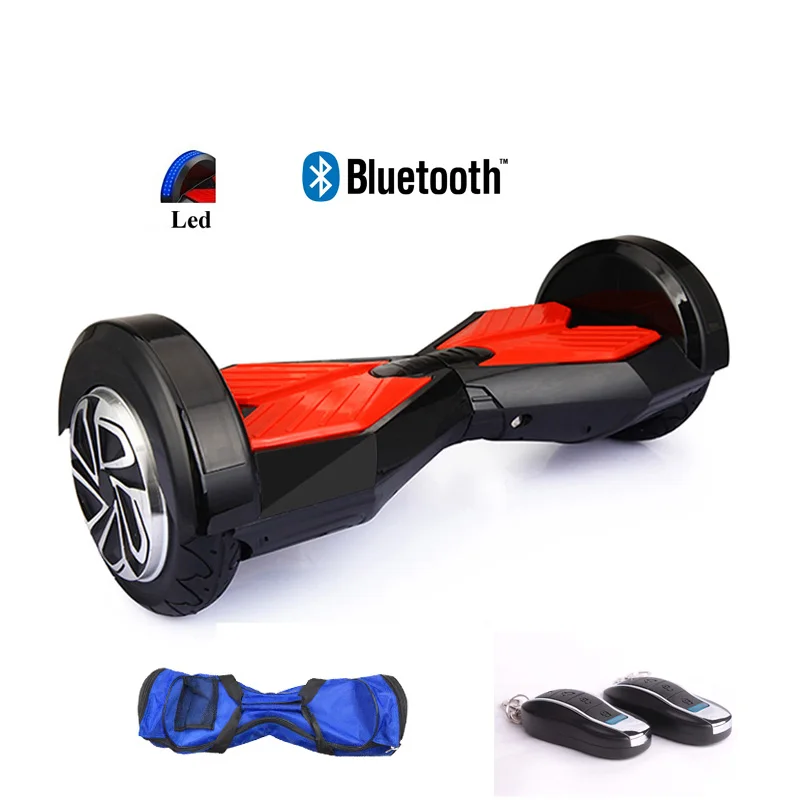8 дюймов Ховерборд samsung BT+ Bluetooth+ пульт дистанционного управления+ динамик 2 колеса самобалансирующиеся электрические скутеры Электрический скейтборд Ховер доска - Цвет: Samsung Battery