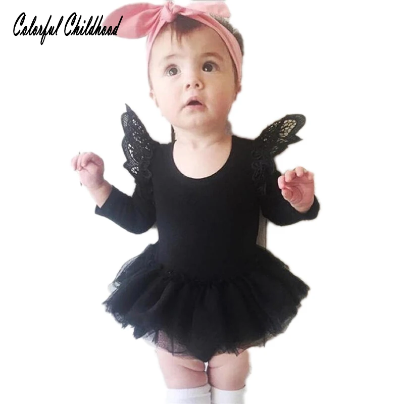 Colorful Childhood Princess Girls Bodysuit Baby girls Lace Ruffles Overalls kids Tutu Skirt