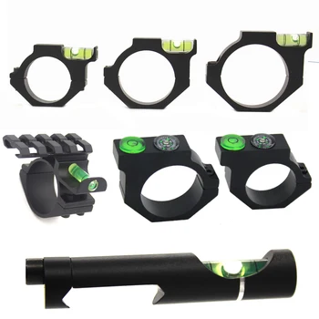 

Level Scope Mount Hunting Mounts Accessories 25.4/30/34/35mm Ring 20mm Picatinny Weaver Rail Tactical Spirit Bubble Level Rifle