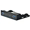 USB Hub USB C Hub 3.5 Inch Floppy Drive Front Panel 2 Port USB 3.0 + 2 Port USB 3.1 Type C 20 Pin Connector For Desktop Computer ► Photo 2/6