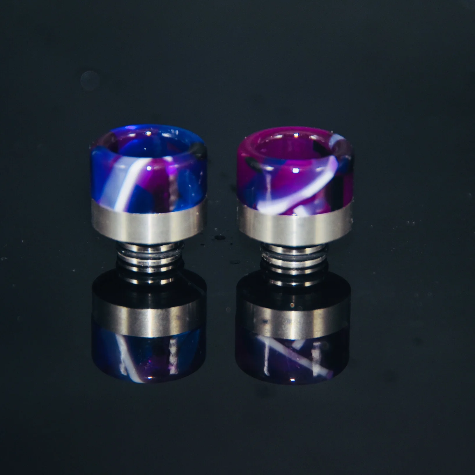 

510 Purple resin Replacement drip tip Dropper