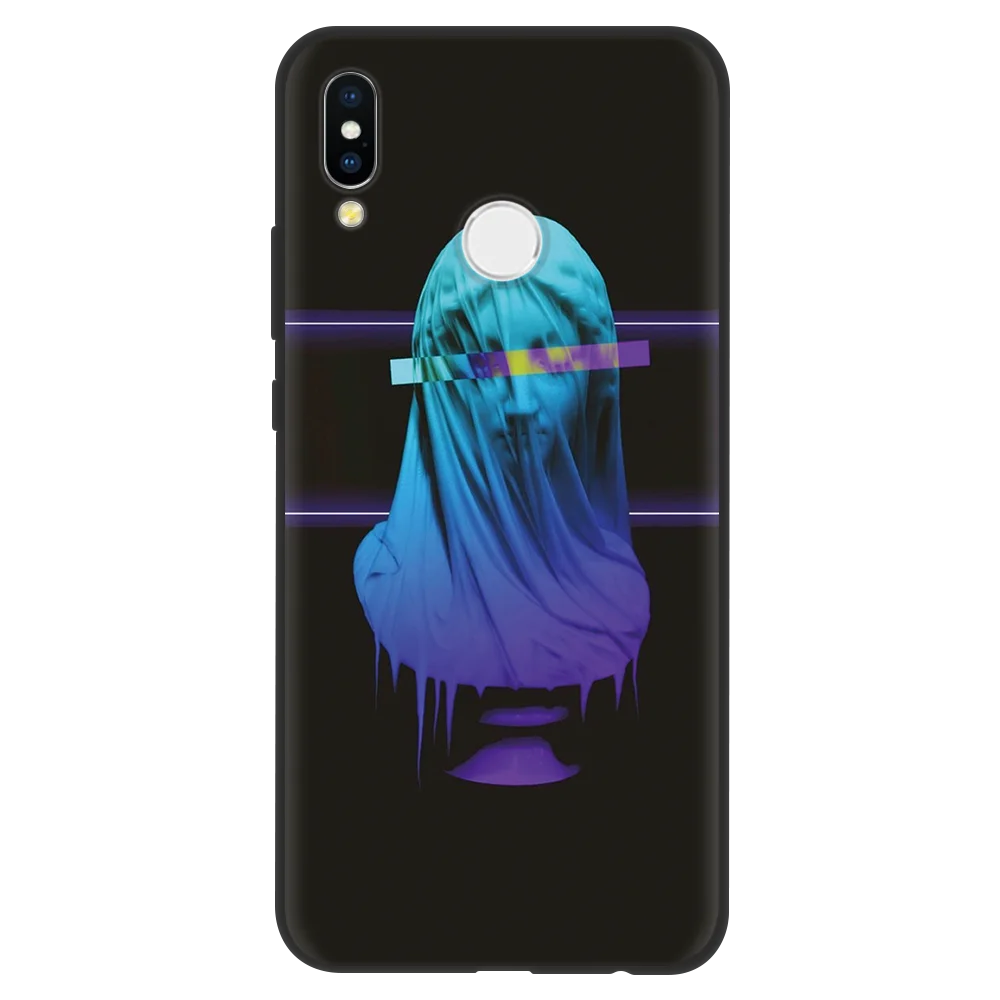 lanzitx Whimsy Скульптура чехол для huawei Honor 10 8X9 Lite Y6 7A Pro вид 20 Y9 nova 3 3i 4 Коврики 10 20 Lite Pro Чехол из мягкого ТПУ - Цвет: lanzitx