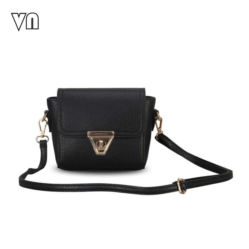 VN Brands 2016 New Women Messenge Bags Fashion Female Leather Shoulder Bag Crossbody Bag Ladies Handbags Small Clutch Purse Mini