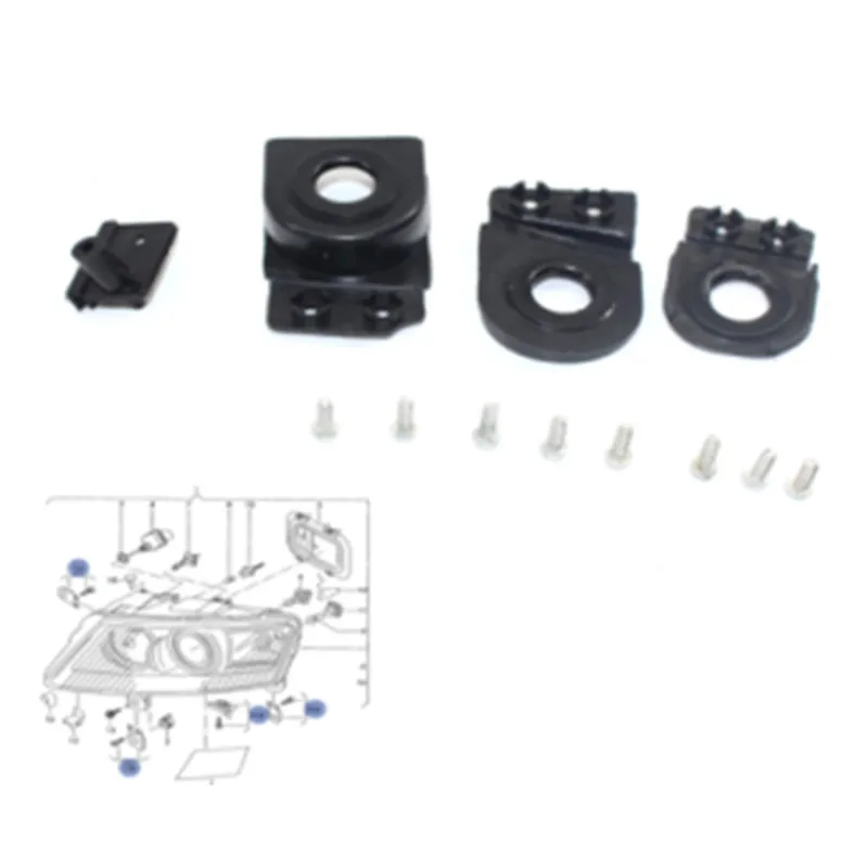 

4F0998122 Pair Headlight Head Lamp Repair Kit Front Left Right For Audi A6 S6 Quattro C6 2005 2006 2008 2011 RS6