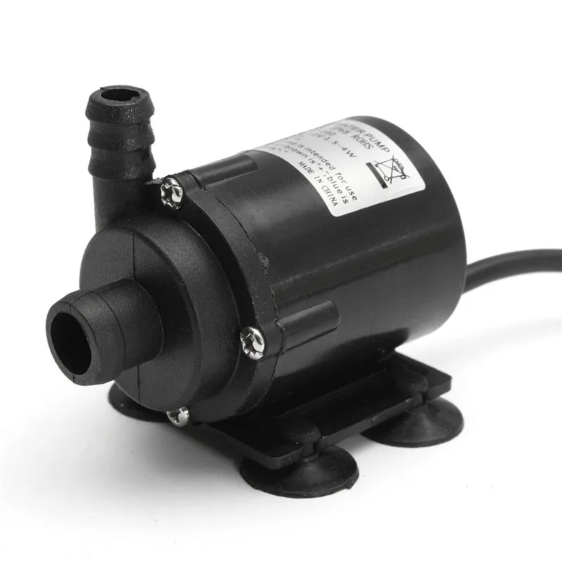 Водяной насос DC 12V 280L/H Бесщеточный мини водяной погружной двигатель простой в