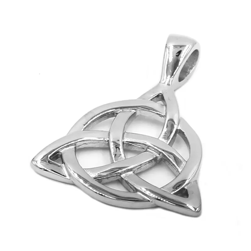 

Silver Celtic Knot Pendant Fashion Claddagh Style Motor Biker Men Women Pendant Wholesale 445B