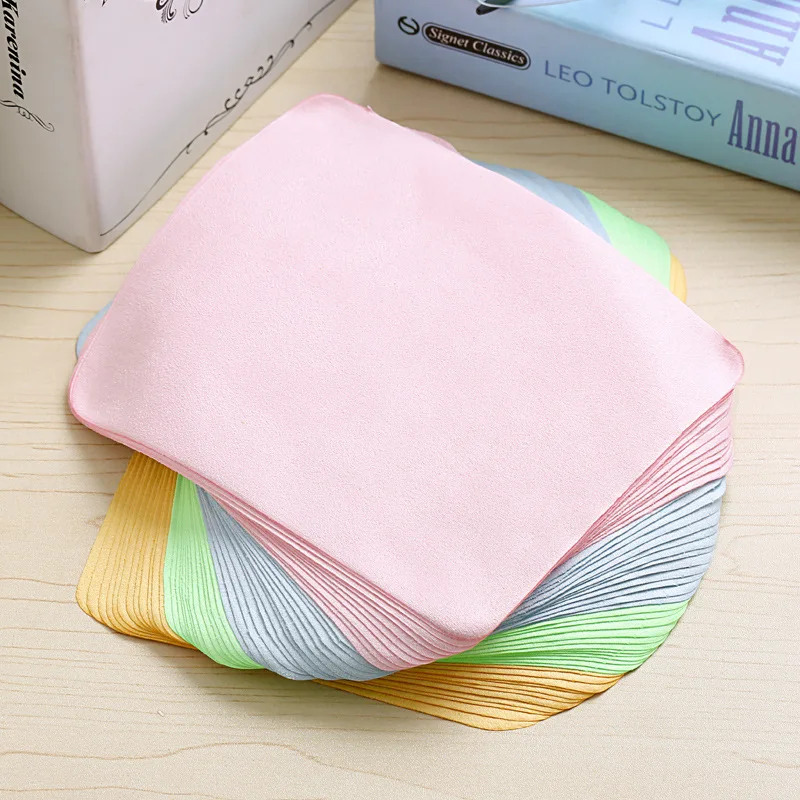 High Quality Lens Cloth 100PCS Glasses Cleaner 18*15cm Microfiber