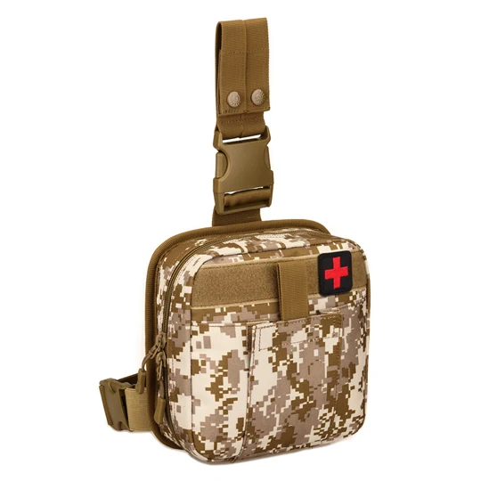 Новые мужские нейлоновые поясные сумки, кошелек, бедро, бум, аксессуар для первой помощи, поясная, Molle, для мелочей, военная тактика, поясная сумка для ног, медицинская сумка - Цвет: Desert Digital